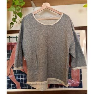 American Apparel reversible easy sweater